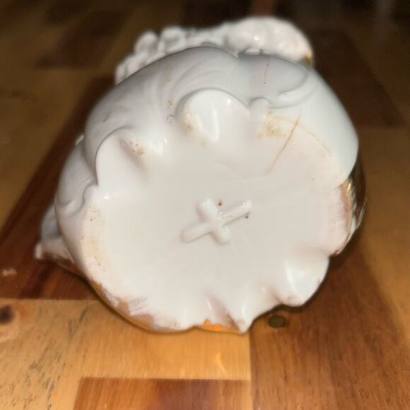 Small Porcelain Victorian Edwardian Little Creamer Pitcher Dog Theme - Picture 7 of 8